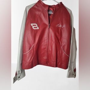 Dale Earnhardt JR NASCAR Chase Authentics Wilson Leather Jacket